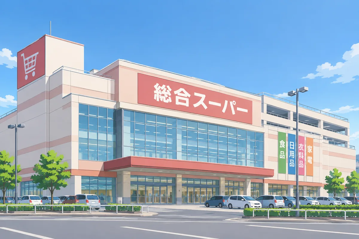 地下の食品売り場