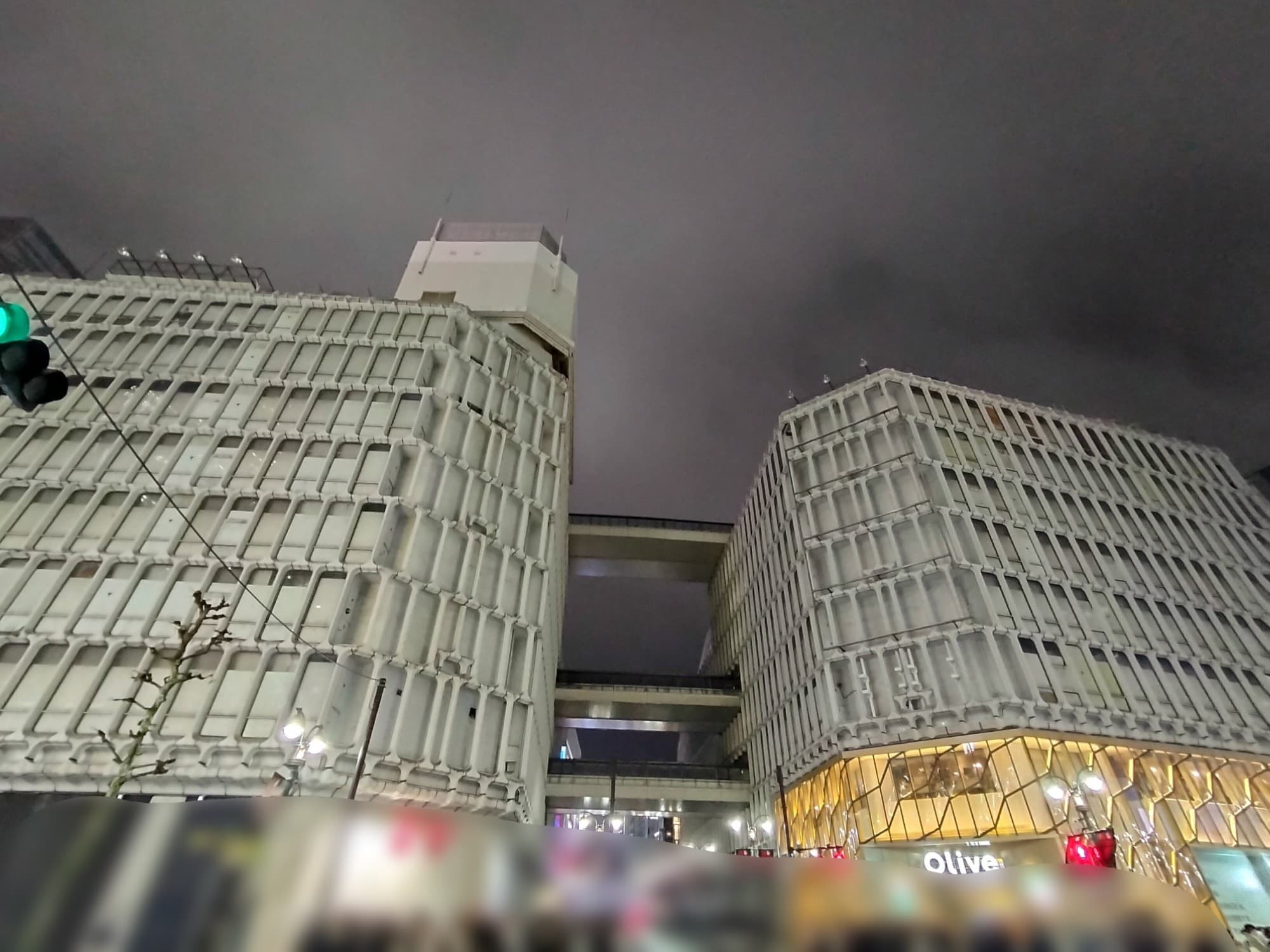 西武渋谷本店の閉店後しばらく経ったあとの様子。二度とシャッターが上がることはないんだなと思った。